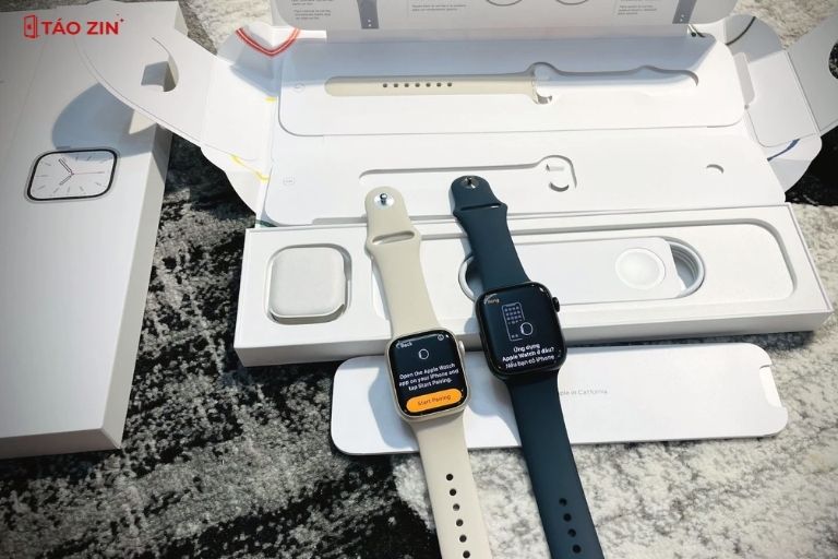 Đập hộp Apple Watch Series 7 tại Táo Zin