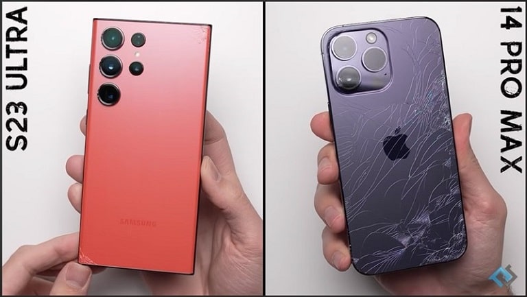 so-do-ben-khi-tha-roi-galaxy-s23-ultra-va-iphone-14-pro-max-mat-lung