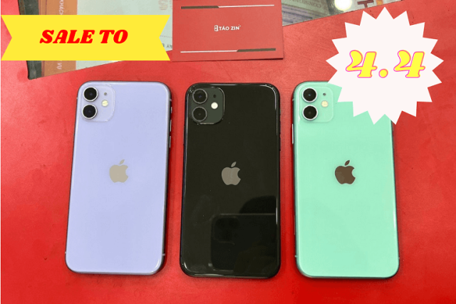 Duy nhất hôm nay: 4/4 Sale to, iPhone giảm 2 triệu tại Táo Zin Sài Gòn