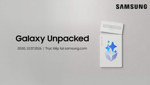 Samsung xác nhận sự kiện Galaxy Unpacked 2026 diễn ra ngày 22/7: Galaxy Z Fold8 Ultra và loạt thiết bị mới sẽ ra mắt