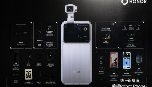 HONOR Robot Phone ra mắt: Camera gimbal titan 200 MP, pin 7.060 mAh, Snapdragon 8 Elite Gen 5